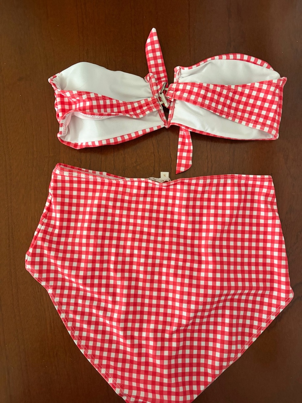 Gingham Two-Piece Swim Set - Picture 3 of 3